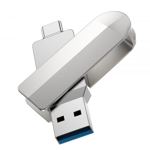 Stick USB Hoco UD10 64GB, Dual USB-A + USB-C, USB 3.0 – Stocare Rapidă și Versatilă [1]