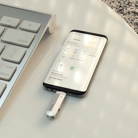 Stick USB Hoco UD10 64GB, Dual USB-A + USB-C, USB 3.0 – Stocare Rapidă și Versatilă [3]