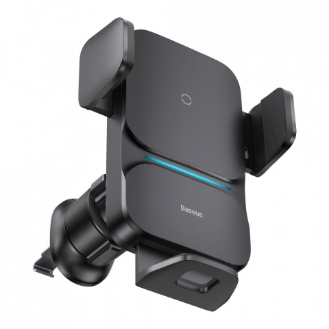 Suporturi auto - Suport auto BASEUS cu incarcare wireless automata 15W CGZX000001 negru