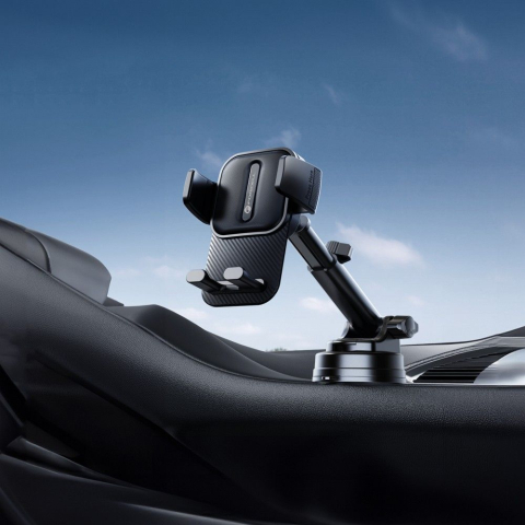 Suport Auto Forcell F-Grip Guardian pentru Parbriz si Bord, Rotire 360°, 55-100 mm, Negru [4]