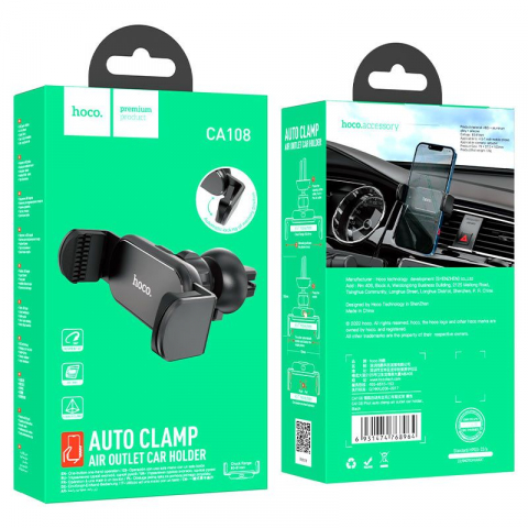 Suport auto HOCO pentru aerisire CA108 negru [5]