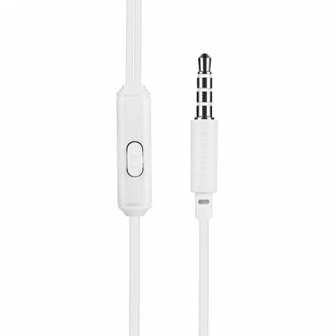 Căști cu Fir Hoco M14 cu Microfon și Jack 3.5 mm - Alb [1]