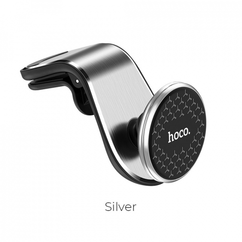 Suporturi auto - Suport auto magnetic HOCO pentru aerisire CA59 Argintiu