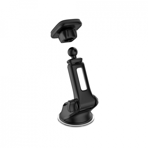 Suport auto magnetic HOCO pentru geam / bord CA42, negru si rosu [3]