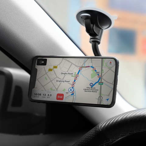 Suport Auto Magnetic Hoco pentru Parbriz și Consola Centrală, CA55, Negru [2]