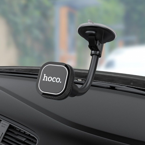 Suport Auto Magnetic Hoco pentru Parbriz și Consola Centrală, CA55, Negru [1]