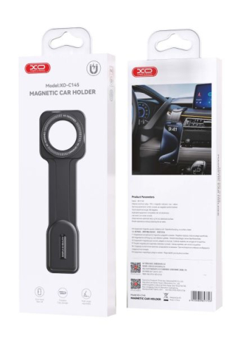 Suport Auto Magnetic XO C145 cu Prindere Velcro, Rotire 360°, Compatibil MagSafe, Negru [5]