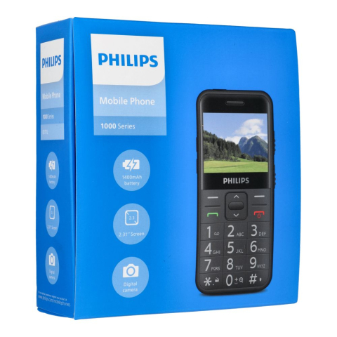 Telefon Philips E171L Dual SIM 4G Buton SOS Negru – Simplu si Fiabil [5]