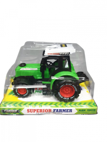 Set / masini - Tractor de Jucărie cu Design Realist – Fermierul Nebunici, Dimensiune 16x11x9 cm