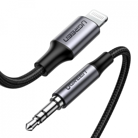 Cabluri - UGREEN cablu Lightning la AUX 3.5mm, 1m, negru (model US315 / 70509)