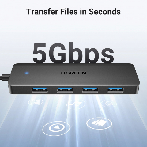 UGREEN Hub 4 în 1 USB-A (model CM219 / 25851) [2]