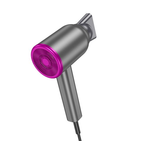 Uscator de Par HOCO HP13, 1600W, Aer Cald si Rece, Duza Rotativa 360°, Roz [2]