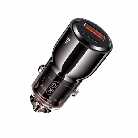 Adaptoare - XO încărcător auto 95W USB-A + USB-C, tarnish (model CC58)