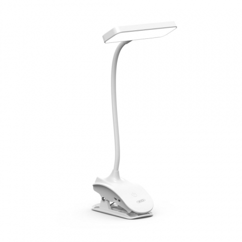 XO lampă LED cu clemă, reîncărcabilă, 800mAh, alb (model OZ-06B) [1]