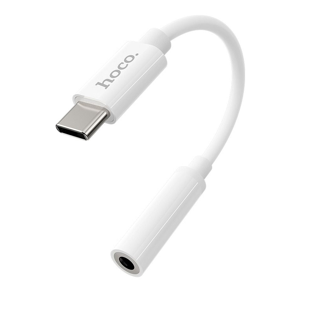 Hoco LS30 White - Adaptor Type-C la Jack 3.5mm pentru Căști [2]