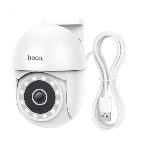 Foto-Video - Cameră de Supraveghere Exterior Hoco D2 Full HD - Alb