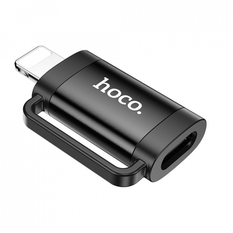 Adaptoare - Adaptor OTG Hoco Lightning la Type-C, UA31B, Negru