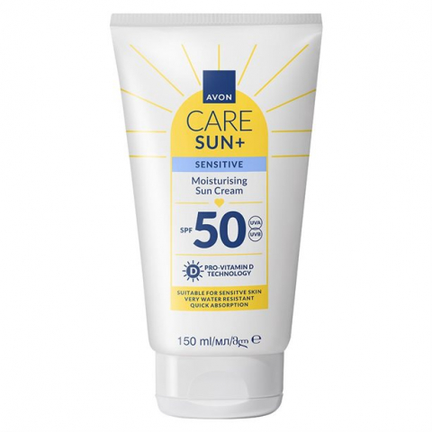 Protectie Solara - Avon Sun+ Sensitive – Cremă Hidratantă cu SPF 50 50 ml