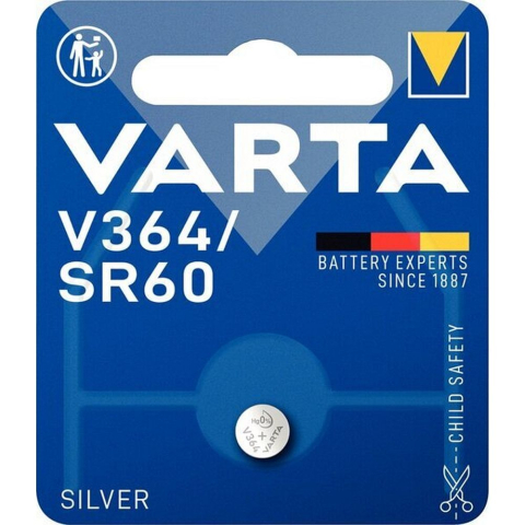 Casă - Baterie buton VARTA V364 (SR60) 1,55 V – tip silver-oxid, 1 buc.