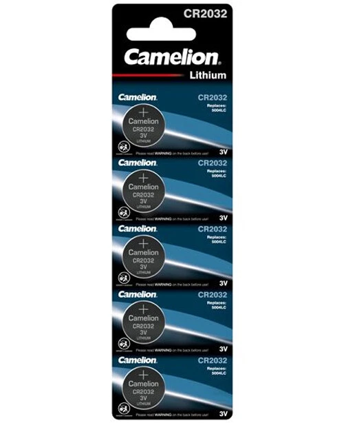 Huse - Baterii CR2032 Camelion 3V – Set 5 Bucăți, Energie de Durată