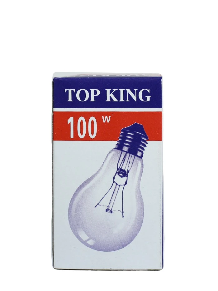 Casă si grădină - Bec incandescent Top King 100W E27 – Lumina clasica, intensitate maxima