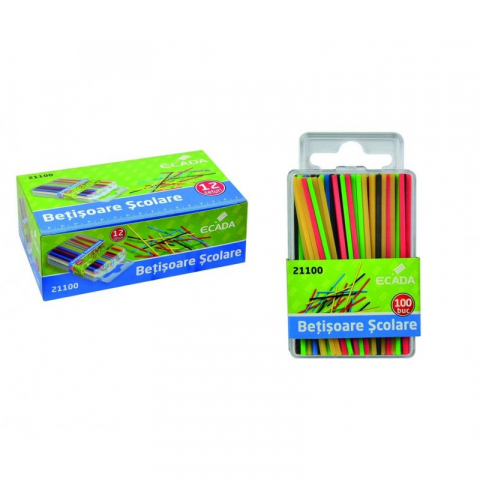 Rechizite - Bețișoare Școlare Ecada 100 BC
