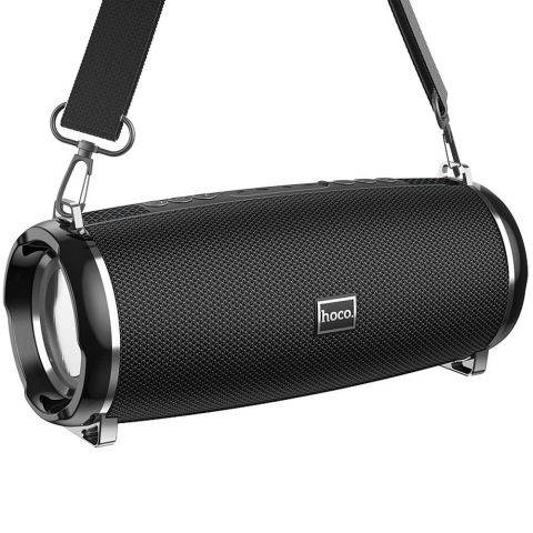 Accesorii GSM & IT - Boxă Bluetooth LED HOCO HC2, 2×5W, Autonomie 6h, Black