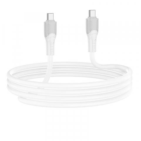 Adaptoare - Cablu Hoco X106, Type-C la Type-C, 240W, 3m, Alb