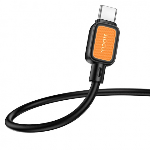 Cabluri - Cablu USB-A la USB-C Hoco X108 3 A, 1 m – Negru