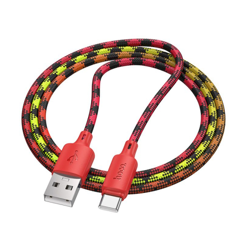 Accesorii GSM & IT - Cablu USB-A la USB-C HOCO X116 3A 1m - încărcare rapidă, design gradient