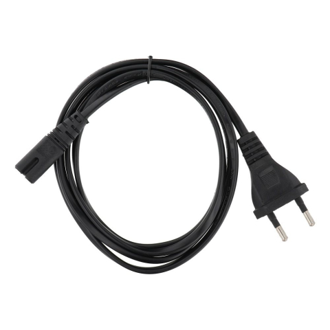Accesorii GSM & IT - Cabluri alimentare 2 pini 1.5 m negru – alimentare radio & dispozitive