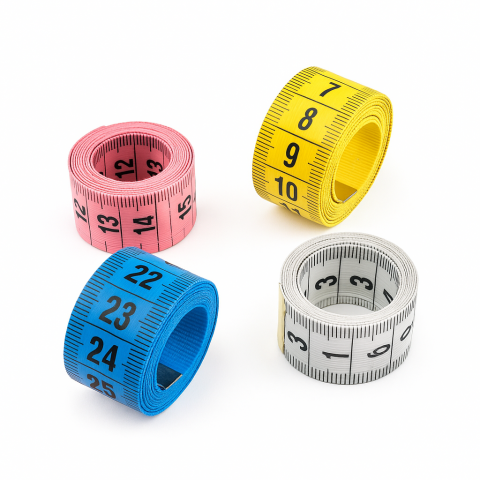 Birotică - Centimetru croitorie premium – Galben, albastru, alb sau roz