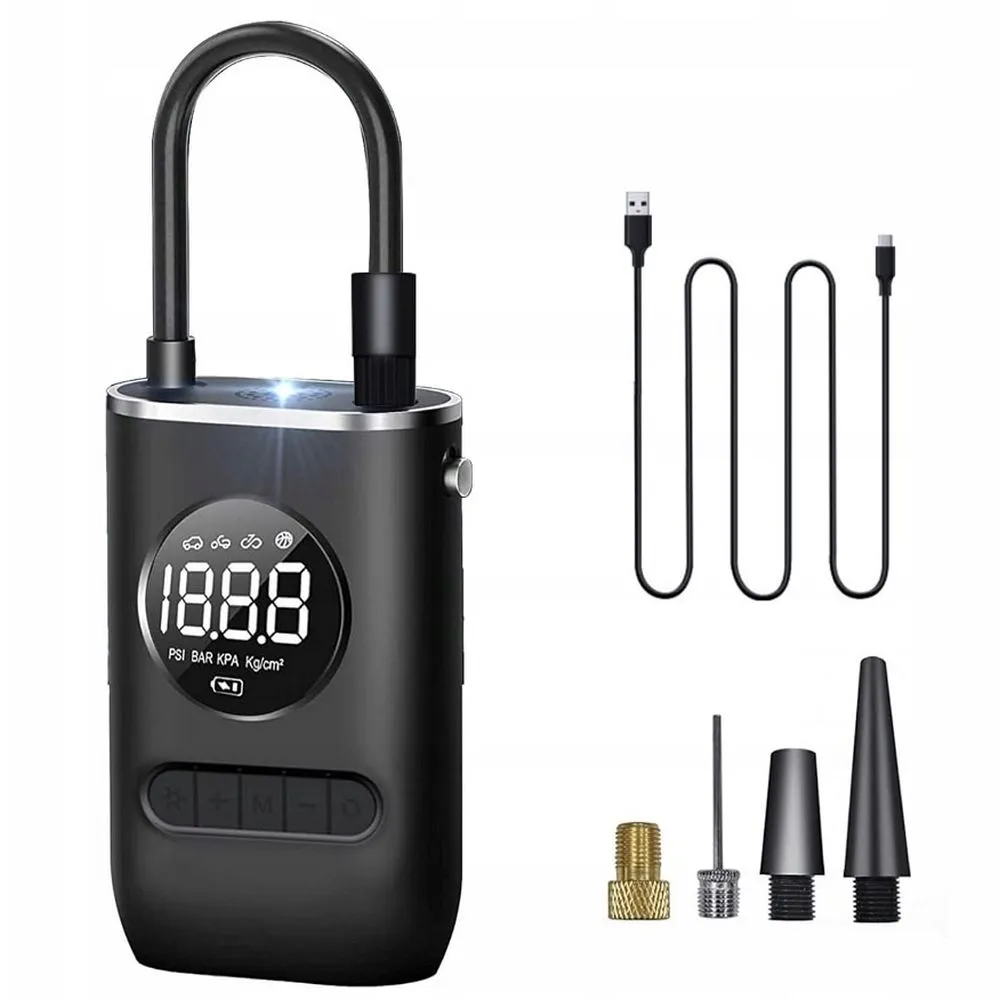 Diverse - Compresor Electric Mini Wireless RC-K, Negru