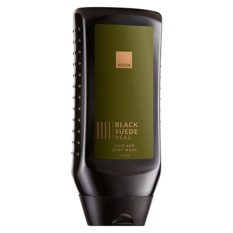 Cosmetice & Îngrijire personală - Gel de Duș 2-în-1 Black Suede Real AVON – Prospețime Masculină cu Stil Autentic