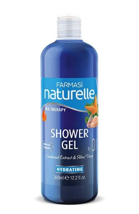 Îngrijire a Tenului - Gel de duş Naturelle Sea Therapy 360 ml – prospeţime marină & hidratare intensivă