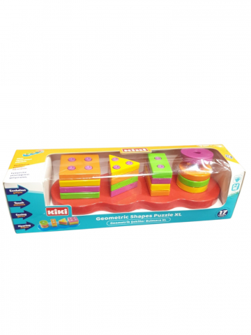 Seturi creative copii-craft - Joc Geometrie Montessori din Plastic – Sortare Forme pe 4 Coloane