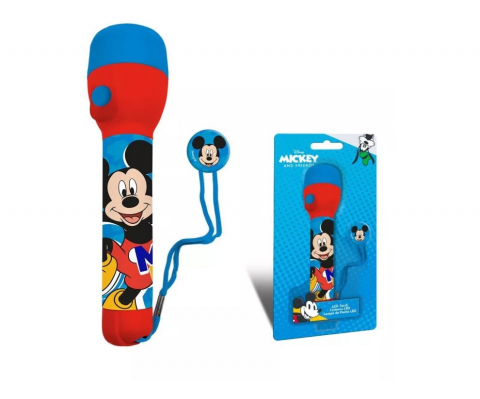 Jucarii Diverse - Lanternă Disney Mickey Summer 21 cm - Accesoriu Vesel pentru Aventuri