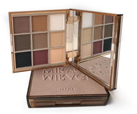 Machiaj - Paleta farduri Farmasi Mirage – Culori intense, finisaj mat si sidefat