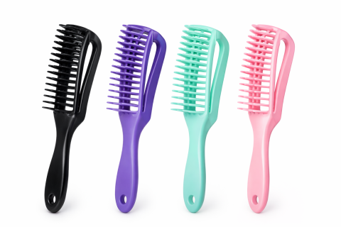 Accesorii Beauty - Perie de Păr pentru Descurcare – Model Profesional, Diverse Culori