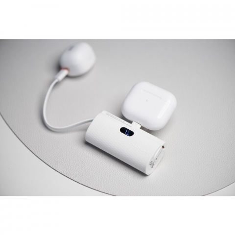 Powerbank-uri - Powerbank Forcell F Energy 5000mAh, Type-C PD 20W, Gri