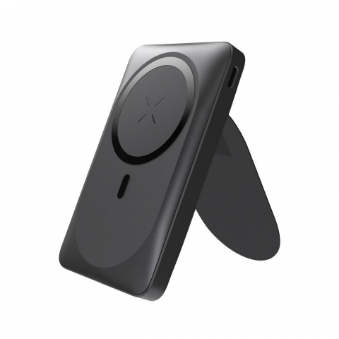 Powerbank-uri - Powerbank Forcell F Energy F10K2 MagStand, Compatibil cu MagSafe, PD QC3.0, 5A, 20W, 10,000 mAh, Negru