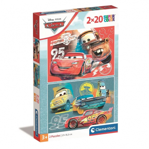 Puzzle copii - Puzzle Disney Cars Ramone - Set 2x20 Piese Clementoni