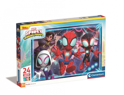 Puzzle copii - Puzzle Maxi Spiderman Spidey - 24 Piese Clementoni