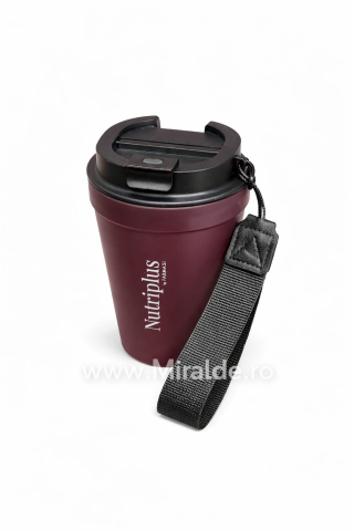 Vitamine&Suplimente - Recipient pentru bauturi NutriPlus – Sticla sport reutilizabila, ideala pentru sala si birou