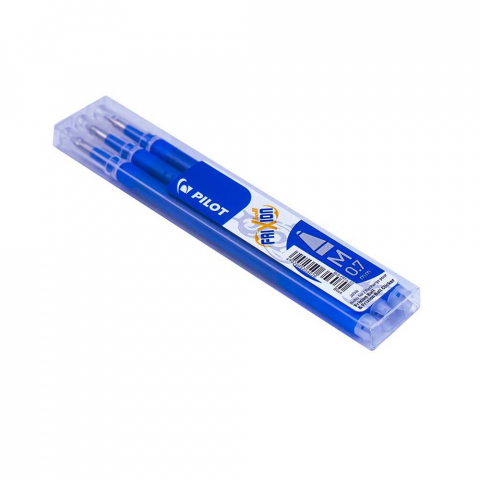 Instrumente scris - Rezerve Roller Frixion Ball 0.7 mm Albastre – Set 3 Bucăți, Pilot