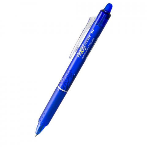 Instrumente scris - Roller Frixion Clicker 0.7 mm Albastru – Scriere și Ștergere Instant, Marca Pilot