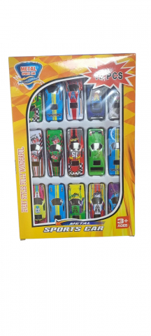 Jucarii si Gadget-uri copii - Set 15 masinute metalice pentru baieti