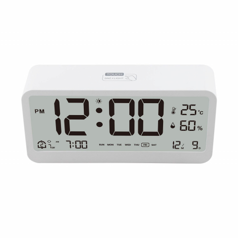 Diverse - Ceas Electronic Digital Multifunctional cu Alarma, Calendar si Afisaj Temperatura Umiditate