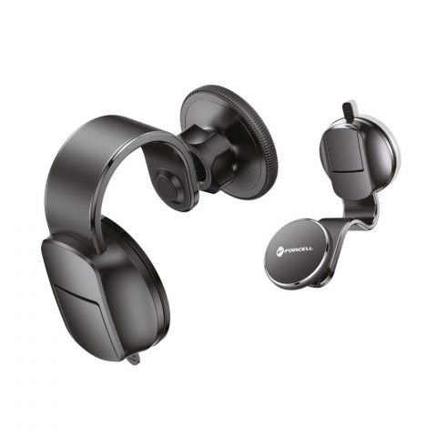 Suporturi auto - Suport auto magnetic Forcell F-Grip MagFlex – Compatibil MagSafe, pentru bord sau parbriz