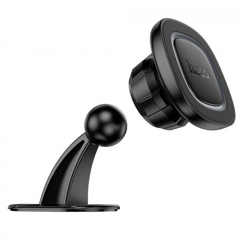 Suporturi auto - Suport auto magnetic HOCO pentru consola centrala H73 negru gri metal